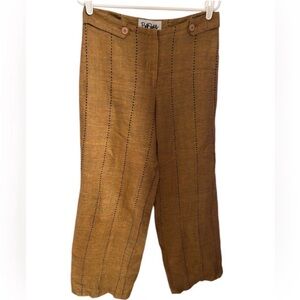 Barbeau Montreal Lagenlook Linen Wide
Leg Trouser Pants Women's size 8
